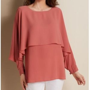 SOFT SURROUNDINGS Kara Tunic Long Sleeve Top XS